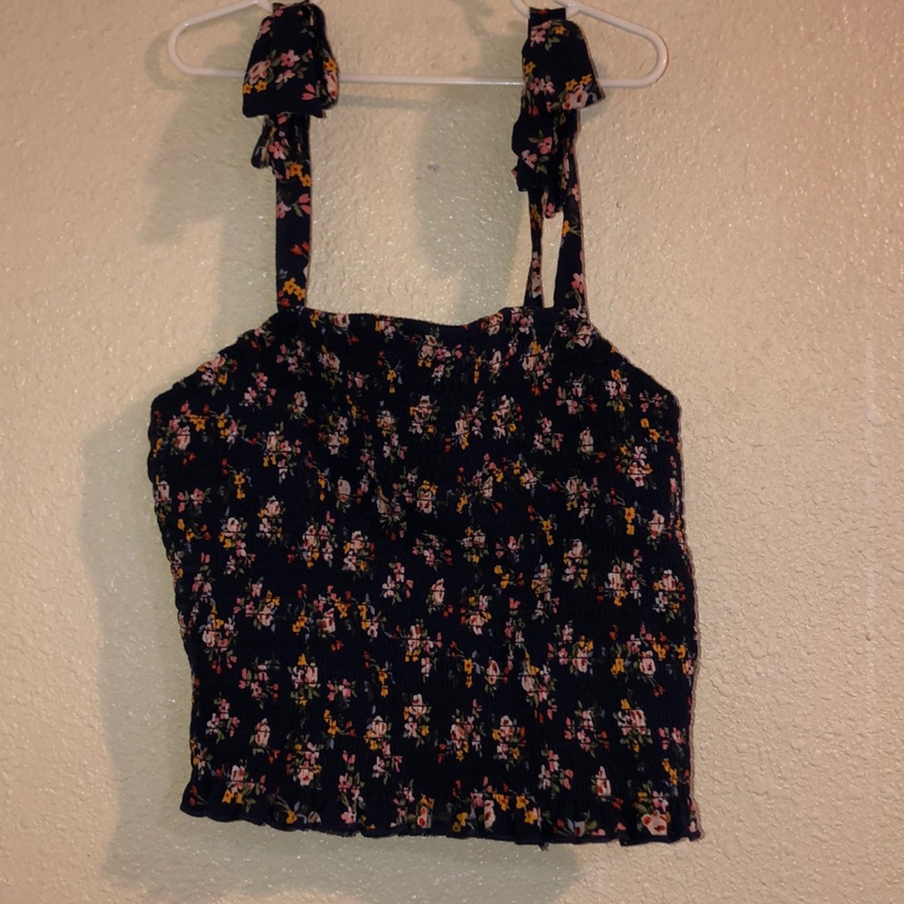 Floral crop top